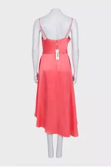 Pink silk dress