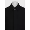 Men's insulated straight-cut coat