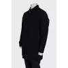Men's insulated straight-cut coat