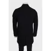 Men's insulated straight-cut coat