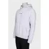 Men's gray hoodie with print