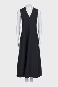 Black maxi dress