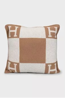 Avalon pillow with signature print