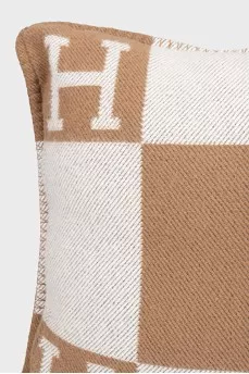 Avalon pillow with signature print