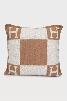 Avalon pillow with signature print
