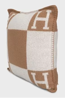 Avalon pillow with signature print