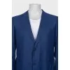 Men's cashmere jacket with patch pockets