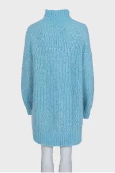 Blue oversized dress
