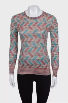 Semi-transparent printed jumper