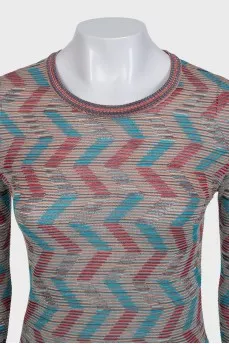 Semi-transparent printed jumper