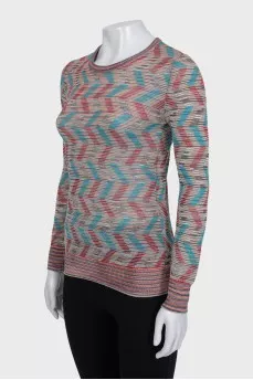 Semi-transparent printed jumper