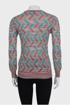 Semi-transparent printed jumper