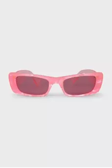 Hot pink sunglasses