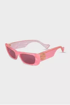 Hot pink sunglasses