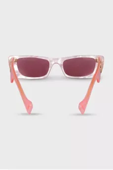 Hot pink sunglasses