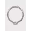 White gold ring with a diamond