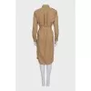 Straight dress with a belt
