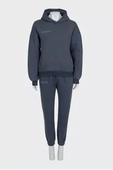 Blue tracksuit with trousers