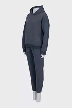 Blue tracksuit with trousers
