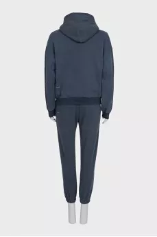 Blue tracksuit with trousers