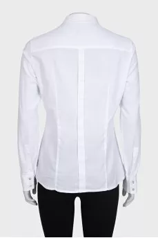 Fitted shirt decorated with rhinestones