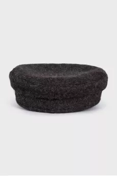 Brown cap with logo