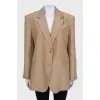 Loose-fitting button-down jacket