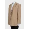 Loose-fitting button-down jacket