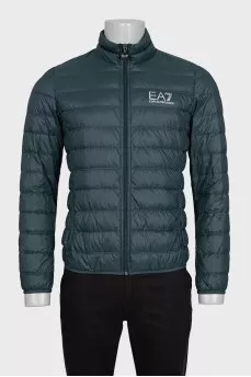 Men's insulated straight-cut jacket