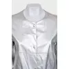 Silver leather jacket