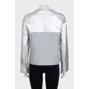 Silver leather jacket