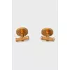 Men's gold cufflinks