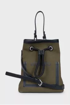 Drawstring bag with logo