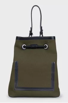 Drawstring bag with logo