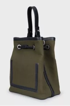 Drawstring bag with logo