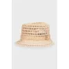 Beige Panama hat