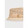Beige Panama hat