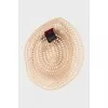 Beige Panama hat