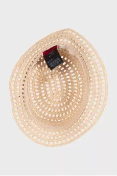 Beige Panama hat