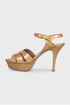 Gold Tribute sandals