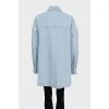Denim shirt with patch pockets