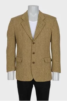 Men's yellow jacket
