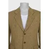 Men's yellow jacket