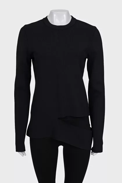 Black jumper with tag