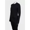 Black jumper with tag