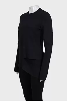 Black jumper with tag
