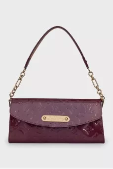 Sunset Boulevard embossed leather bag