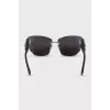 Black sunglasses with rhinestones on the temples