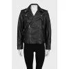 Sheepskin jacket with tag