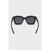 Black sunglasses with gradient lenses